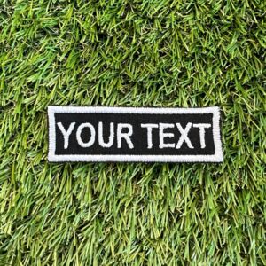 Custom 80 x 20 Patch with Iron on backing Thumbnail