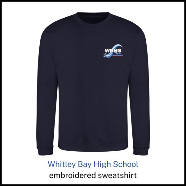Whitley Bay High School Adult Sweatshirt Thumbnail