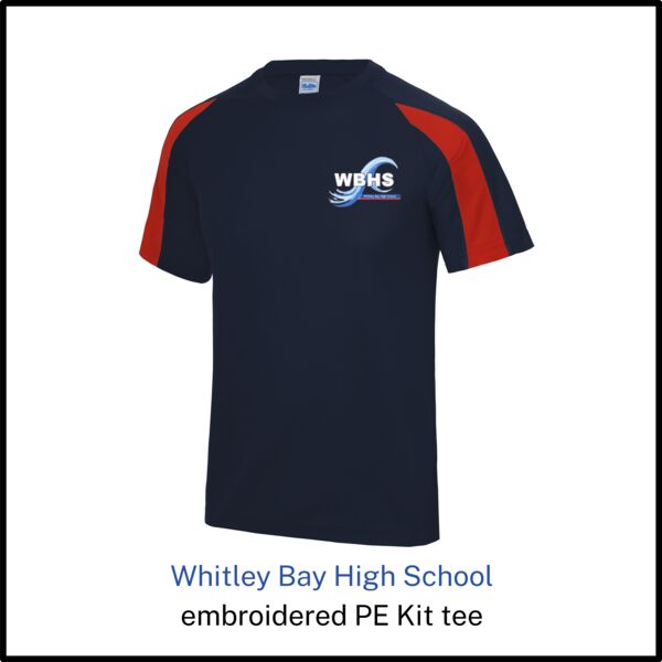 Whitley Bay High School Adult PE Kit Tee Thumbnail