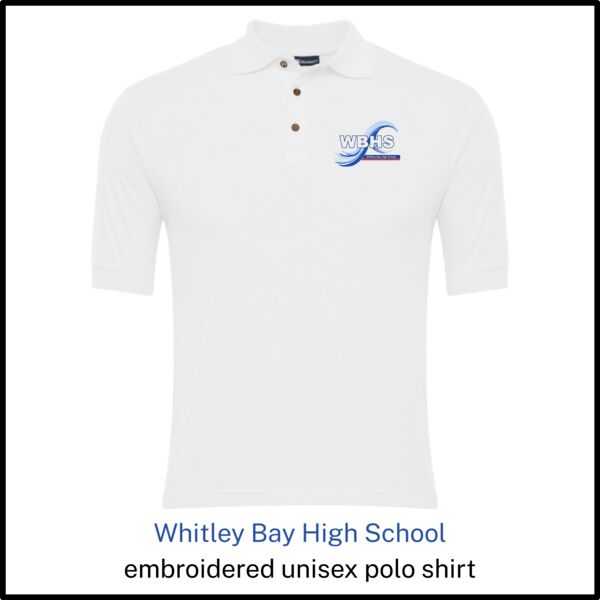 Whitley Bay High School Adult Unisex Polo Thumbnail